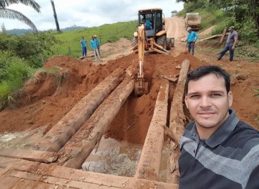 Ariquemes: Renato Padeiro pede recuperação da ponte na linha C -60 da Br 421