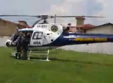 SAMU faz resgate aéreo de paciente em estado grave com apoio do NOA em Porto Velho