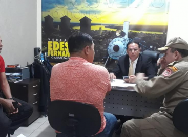 Edesio Fernandes busca discuti projetos de  Lei com Corpo de Bombeiros de Porto Velho