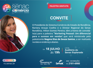 #GRATUITA : Palestra de Marketing Pessoal – Um diferencial para o sucesso em vendas