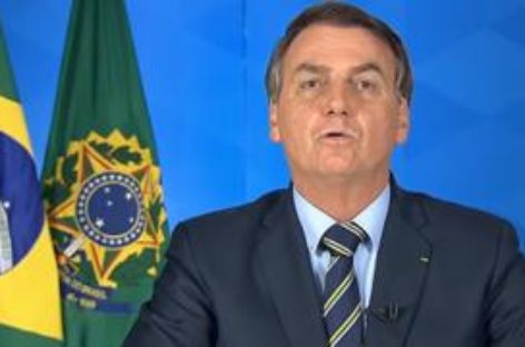 Em rede nacional, Bolsonaro critica fechamento de escolas e comércio e compara coronavírus a ‘resfriadinho’