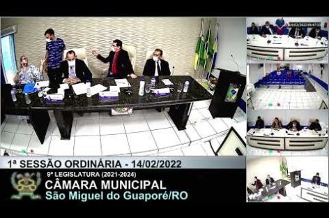 #PODER | Confira sessão ordinária de Sao Migual do Guaporé