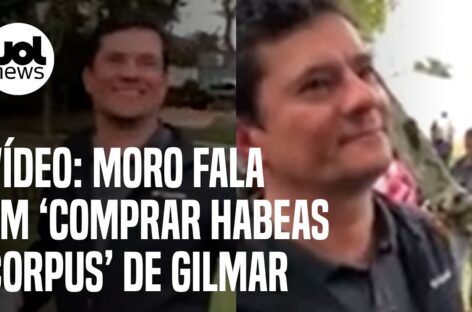 Moro fala em ‘comprar habeas corpus’ de Gilmar em vídeo; senador diz que fala foi tirada de contexto