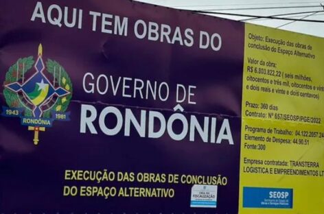 Empresa chega a Rondônia através de deputado e pega R$ 200 milhões em obras que não andam
